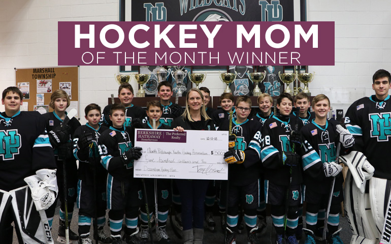 Congratulations to the December 2018 Hockey Mom Winner!  