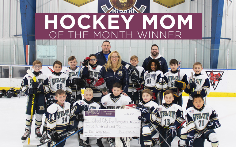 Congratulations to the December 2019 Hockey Mom Winner