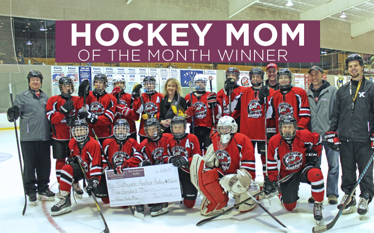 Congratulations to the February 2019 Hockey Mom Winner!