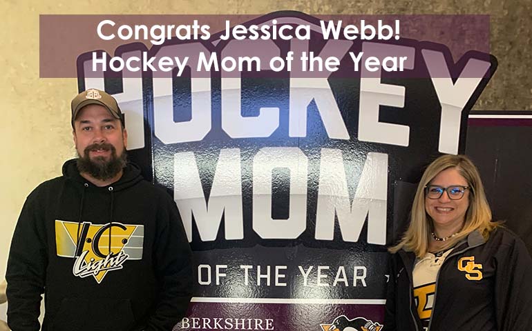 Congrats Jessica Webb! Hockey Mom of the Year