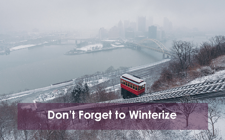 Don't Forget to Winterize